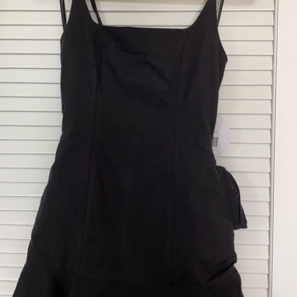 PRINCESS POLLY LOVE LANE MINI DRESS BLACK - Picture 3 of 5